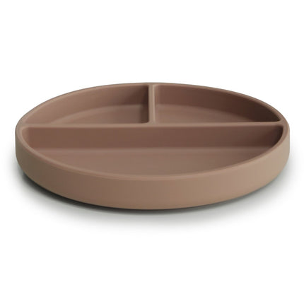 Mushie Baby Bordje Silicone Natural - Mushie - Babywinkel - 810052460505