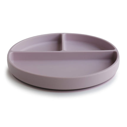 Mushie Baby Bordje Silicone Soft Lilac - Mushie - Babywinkel - 810052464268