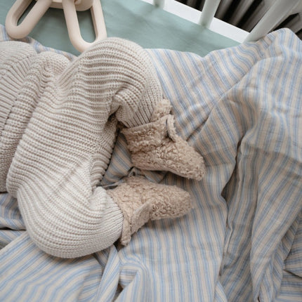 Mushie Baby Broekje Chunky Knit Beige - Mushie - Babywinkel - 810052468471