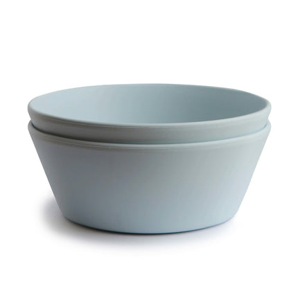 Mushie Baby Kom Rond Powder Blue 2st - Mushie - Babywinkel - 810052465739