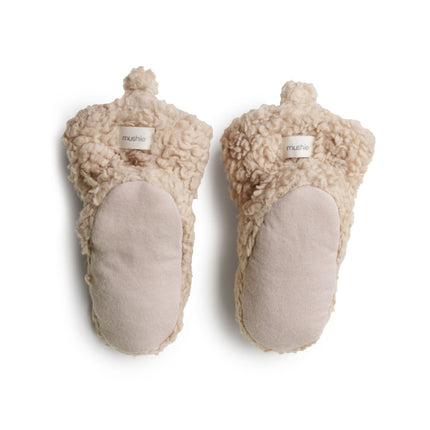 Mushie Baby Schoentjes Oatmeal - Mushie - Babywinkel - 810052467627