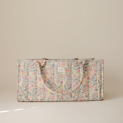 Mushie Draagbare Luier Organizer Pastel Blooms koop je bij Babywinkel