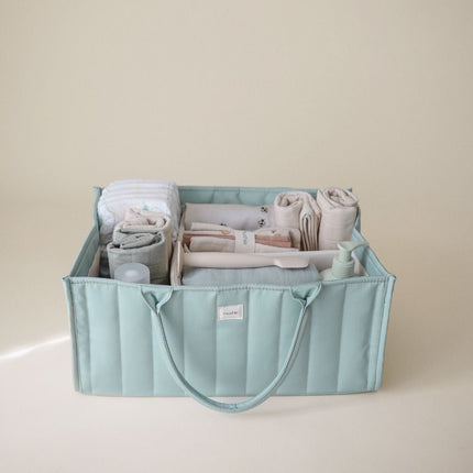 Mushie Draagbare Luier Organizer Roman Green koop je bij Babywinkel