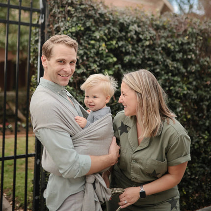 Mushie Draagdoek Gray Melange - Mushie - Babywinkel - 810052465531