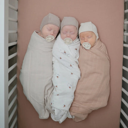 Mushie Hydrofiele Doek Blush XL - Mushie - Babywinkel - 810052460116