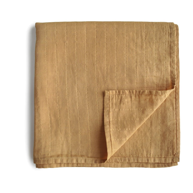 Mushie Hydrofiele Doek Fall Yellow XL - Mushie - Babywinkel - 7426999779261