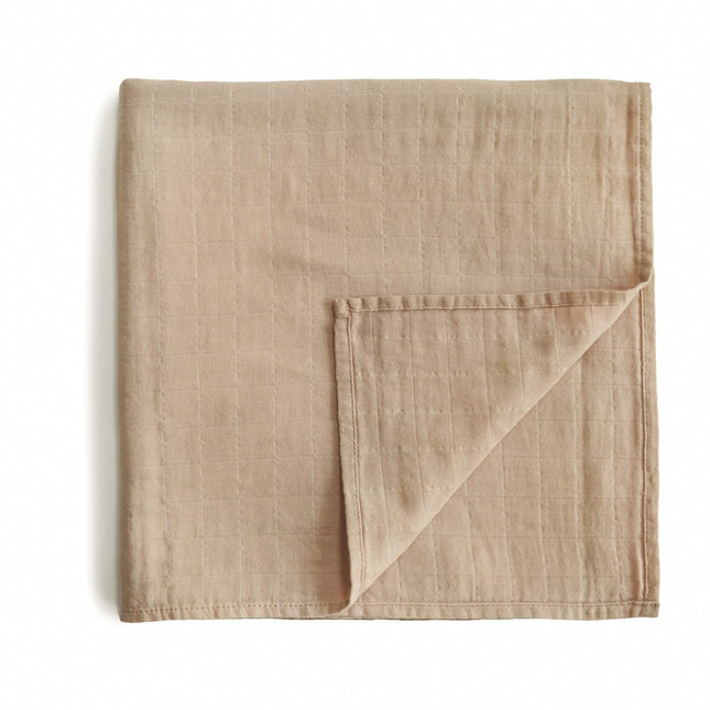 Mushie Hydrofiele Doek Pale Taupe XL - Mushie - Babywinkel - 7426999779230