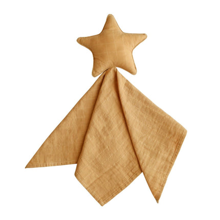 Mushie Knuffeldoekje Lovey Star Fall Yellow - Mushie - Babywinkel - 810052460680