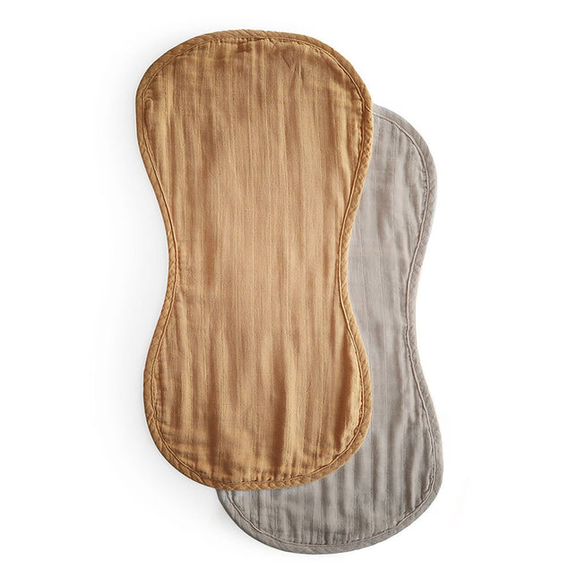 Mushie Monddoekje Set Fall Yellow/Fog 2st - Mushie - Babywinkel - 810052460284