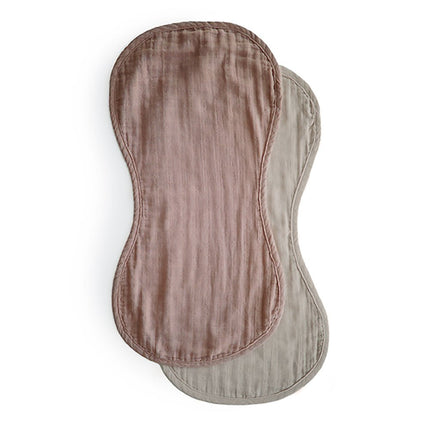 Mushie Monddoekje Set Natural/Fog 2st - Mushie - Babywinkel - 810052460260