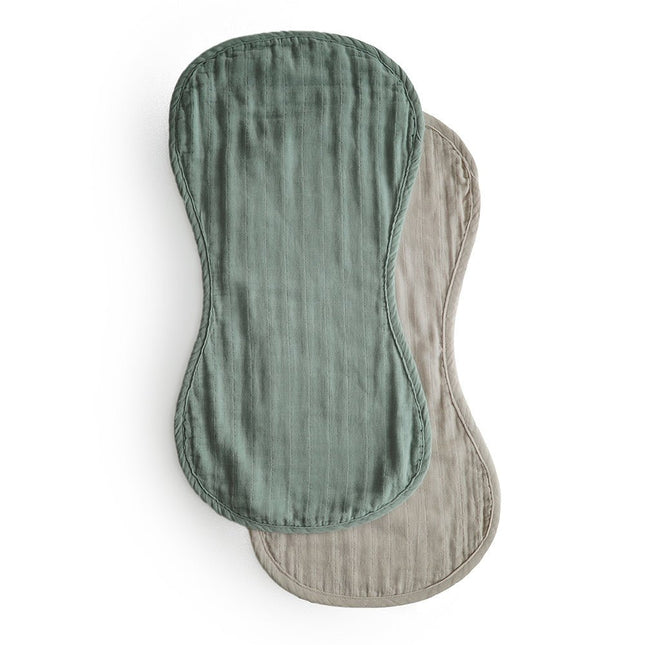 Mushie Monddoekje Set Roman Green/Fog 2st - Mushie - Babywinkel - 810052460253