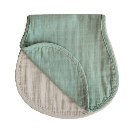 Mushie Monddoekje Set Roman Green/Fog 2st - Mushie - Babywinkel - 810052460253