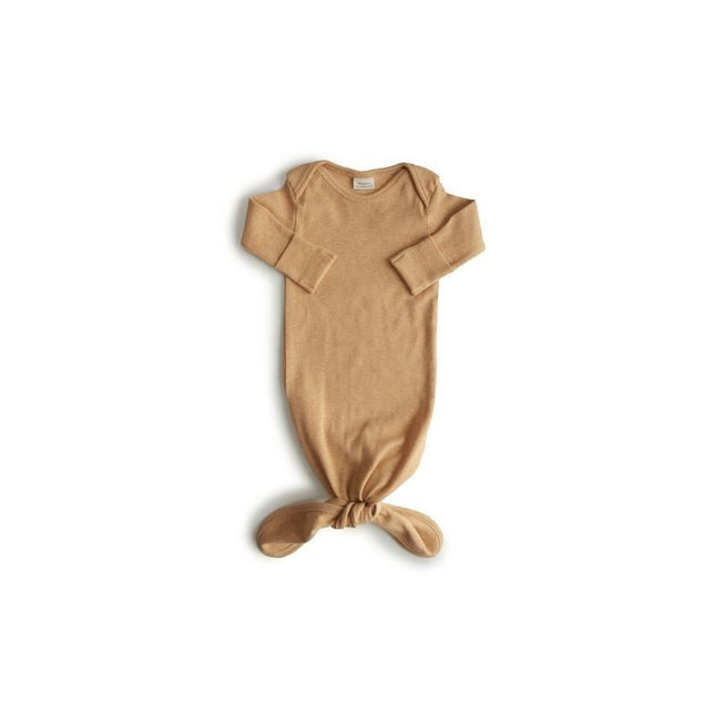 Mushie Slaapzak Baby Mustard Melange - Mushie - Babywinkel - 810052465098