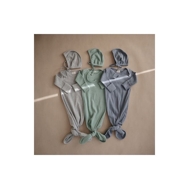 Mushie Slaapzak Baby Roman Green Newborn - Mushie - Babywinkel - 810052465036