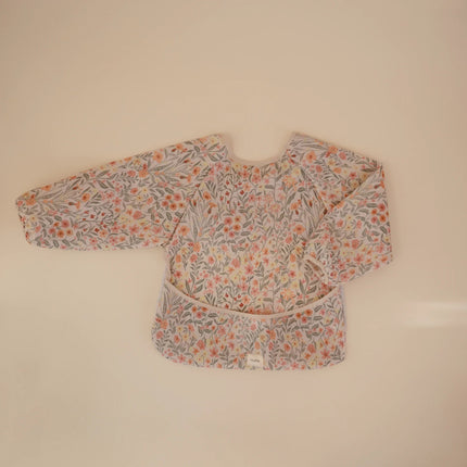 Mushie Slabbetje Lange Mouwen Pastel Blooms - Mushie - Babywinkel - 840355800944