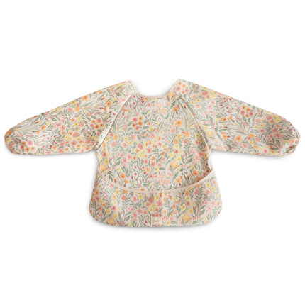 Mushie Slabbetje Lange Mouwen Pastel Blooms - Mushie - Babywinkel - 840355800944