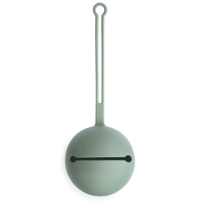 Mushie Speenhouder Silicone Cambridge Blue - Mushie - Babywinkel - 810052461311
