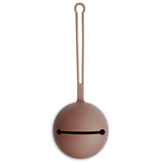 Mushie Speenhouder Silicone Cloudy Mauve - Mushie - Babywinkel - 810052460154