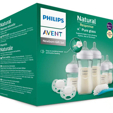 Natural 3.0 starterset 5x fles Glas - Babywinkel - 8710103990734