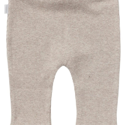 Noppies Baby Broekje Rib Naura Taupe Melange - Noppies - Babywinkel - 8719788542009