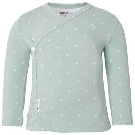 Noppies Baby Shirt Anne Grey Mint - Noppies - Babywinkel - 8715141190139