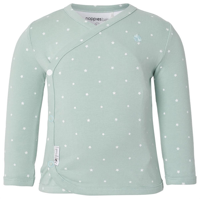 Noppies Baby Shirt Anne Grey Mint - Noppies - Babywinkel - 8715141190139