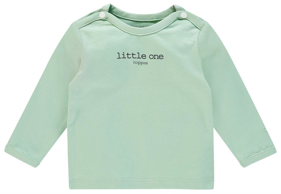 Noppies Baby Shirt Grey Mint koop je bij Babywinkel
