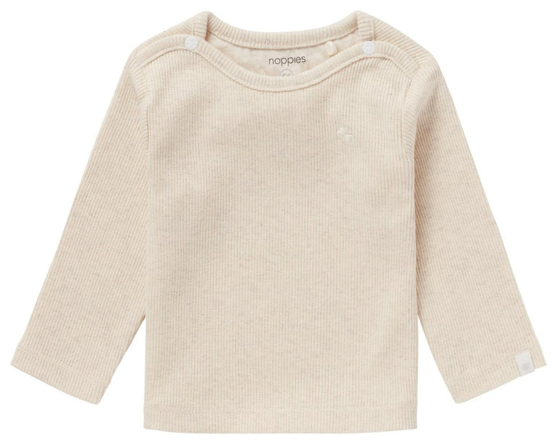 Noppies Baby Shirt Natal Oatmeal Melange koop je bij Babywinkel