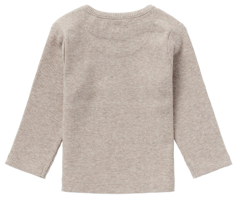 Noppies Baby Shirt Natal Taupe Melange koop je bij Babywinkel
