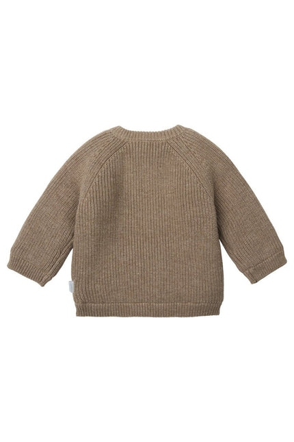 Noppies Baby Trui Nevers Taupe Melange koop je bij Babywinkel