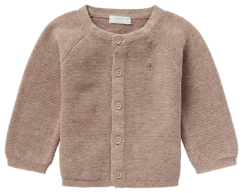 Noppies Baby Vestje Naga Taupe Melange koop je bij Babywinkel