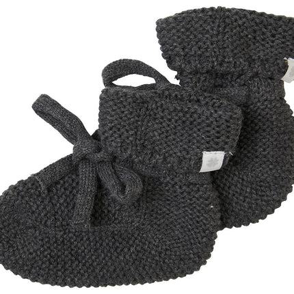 Noppies Babyslofjes Nelson Dark Grey Melange - Noppies - Babywinkel - 8719788765514