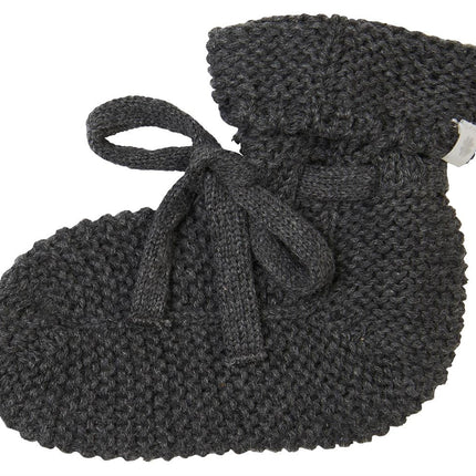 Noppies Babyslofjes Nelson Dark Grey Melange - Noppies - Babywinkel - 8719788765514