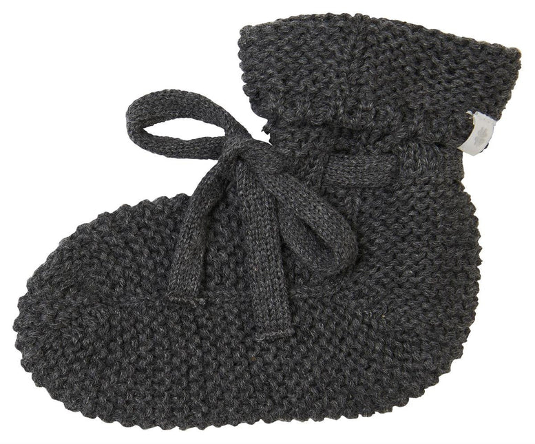 Noppies Babyslofjes Nelson Dark Grey Melange - Noppies - Babywinkel - 8719788765514