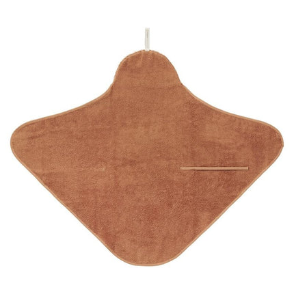 Noppies Badcape Baby Pasgeboren Clover Badstof Indian Tan - Noppies - Babywinkel - 8719788634636