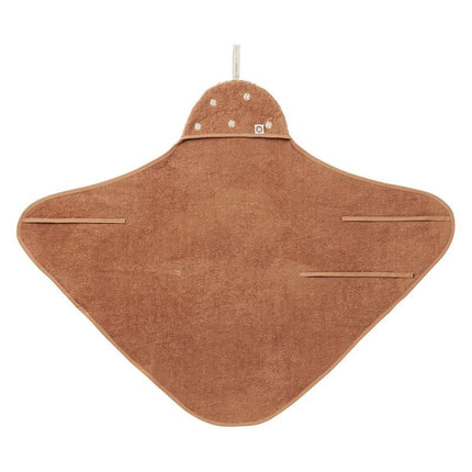 Noppies Badcape Baby Pasgeboren Clover Badstof Indian Tan - Noppies - Babywinkel - 8719788634636