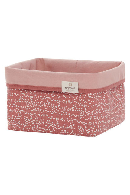 Noppies Mandje Fancy Dot Brick Dust M - Noppies - Babywinkel - 8719788635404