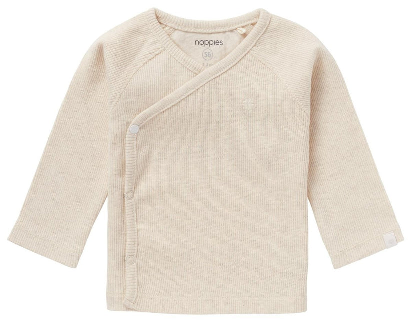 Noppies Overslag Shirt Baby Nanyuki Oatmeal Melange koop je bij Babywinkel