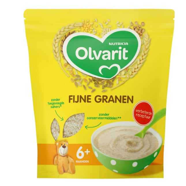 Olvarit Babyvoeding Fijne Granen 6+ Maanden - Olvarit - Babywinkel - 3041091579270