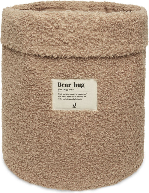 Jollein Opbergmand Boucle Biscuit koop je bij Babywinkel