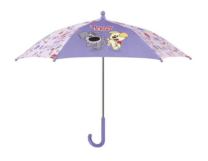 Paarse Woezel En Pip Paraplu 57cm koop je bij Babywinkel