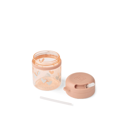 Pavia Tritan - beker met rietje 280 ml Sweethearts / Pale tuscany koop je bij Babywinkel