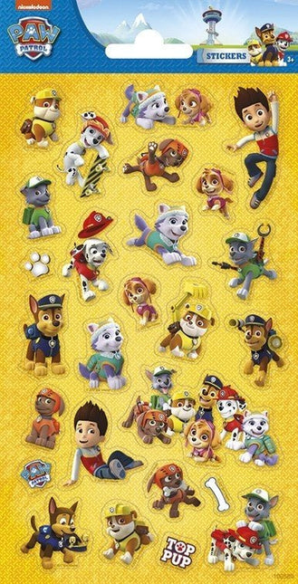 Paw Patrol Stickers Glitter - Babywinkel - 8718819310846
