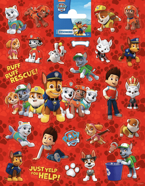 Paw Patrol Stickers Groot - Babywinkel - 8718819310891