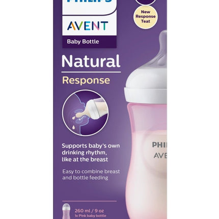 Philips Avent Babyfles 3.0 Roze 260ml - Philips Avent - Babywinkel - 8710103989660