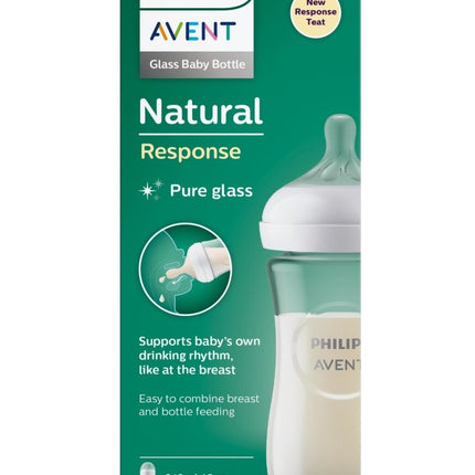 Philips Avent Babyfles Glas 3.0 240ml - Philips Avent - Babywinkel - 8710103990789