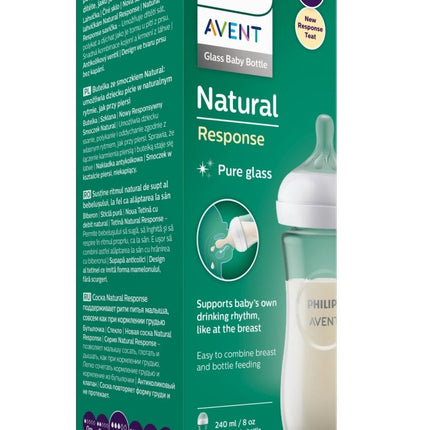 Philips Avent Babyfles Glas 3.0 240ml - Philips Avent - Babywinkel - 8710103990789