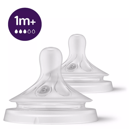 Philips Avent Flesspeen 1+ Mnd 2st - Philips Avent - Babywinkel - 8710103985129