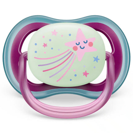 Philips Avent Fopspeen +6 Maanden Air Night Ster/Droom - Philips Avent - Babywinkel - 8720689012980