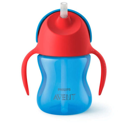 Philips Avent Rietjesbeker 200ml 9m+ Blauw - Philips Avent - Babywinkel - 8710103781882